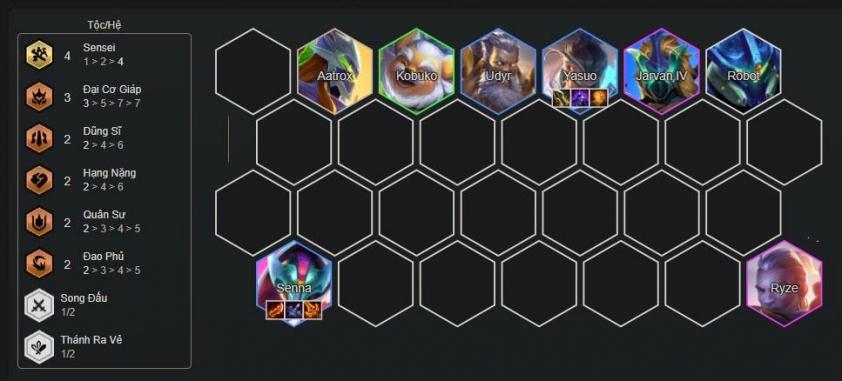 Roll nâng cấp giữa trận cho Senna và Yasuo
