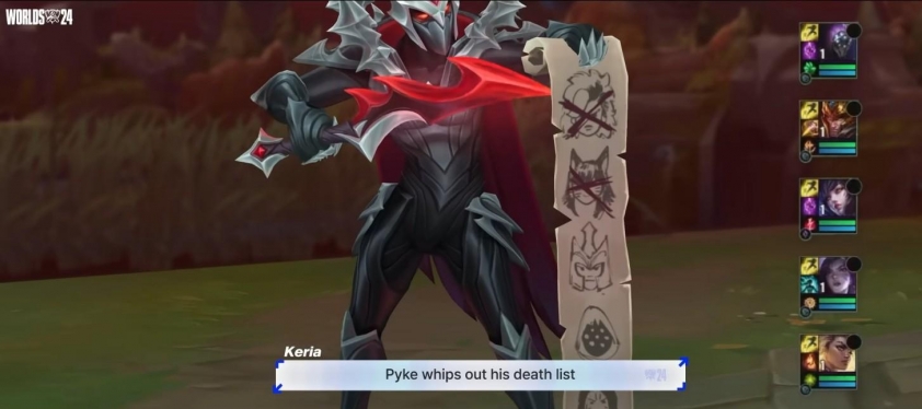 Skin Pyke CKTG 2024 chi tiết danh sách trả thù