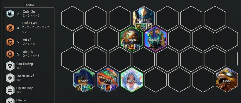 Giữa game đội hình Malphite I Am Atomic