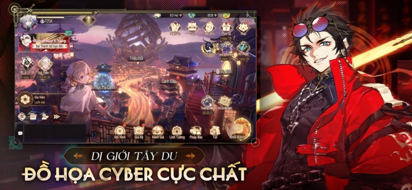 Giao diện game Thiếu Niên Tây Du