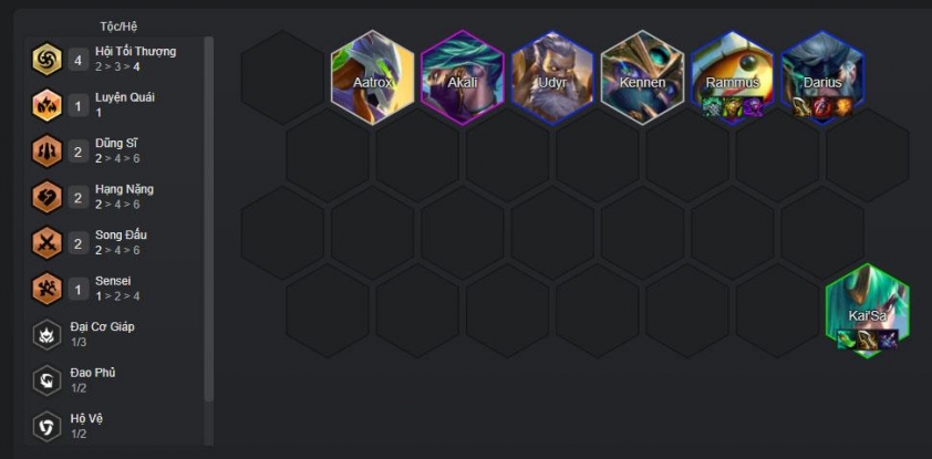Giữa game Kai'Sa Hội Tối Thượng