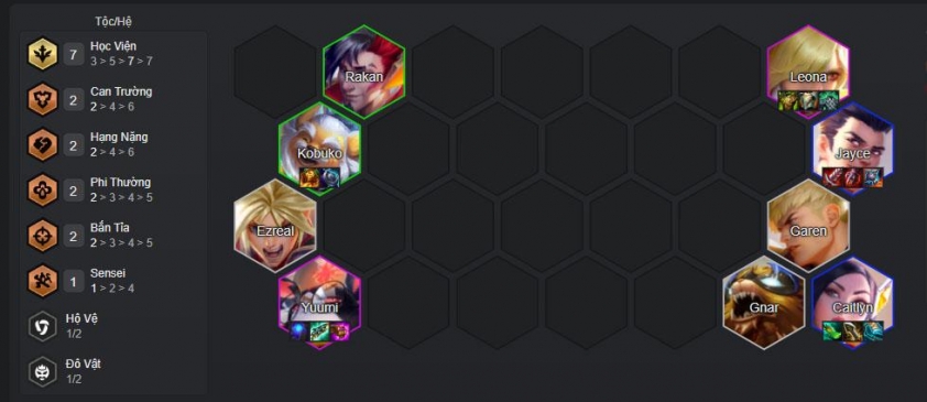 Cách chơi cuối game với đội hình Caitlyn Học Viện