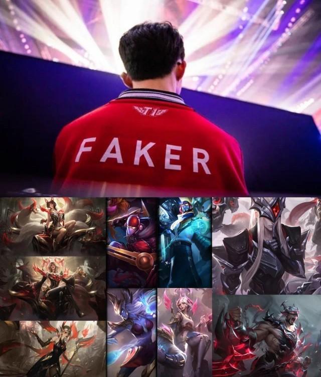 Bộ sưu tập skin đa dạng của Faker