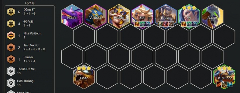 Đội hình TFT mùa 15 với Dr.Mundo