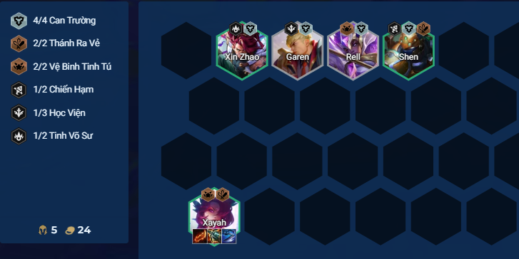 Giai đoạn đầu game với Xayah và thức tỉnh Cựu Binh