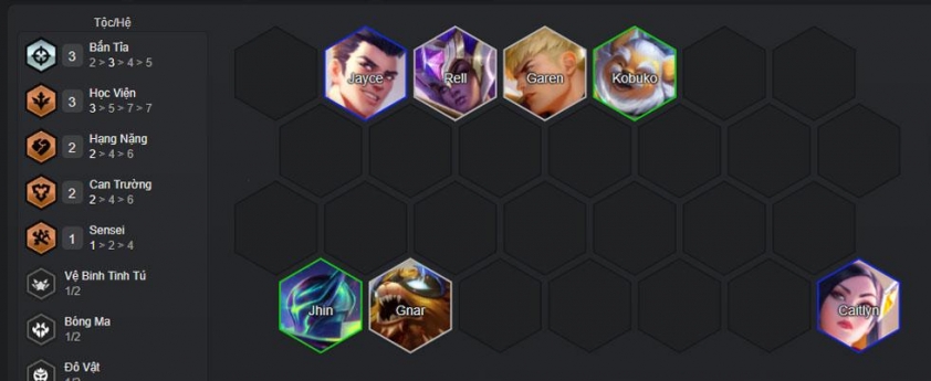 Chiến thuật giữa game đội hình Bắn Tỉa - Can Trường