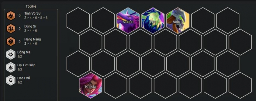 Đầu game đội hình Samira Carry DTCL mùa 15