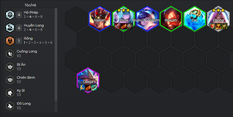 Hoàn thiện đội hình với Daeja và Yasuo