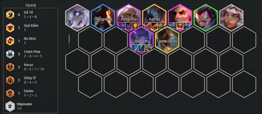 Đội hình Bel’Veth Melee Flex trong DTCL Mùa 16