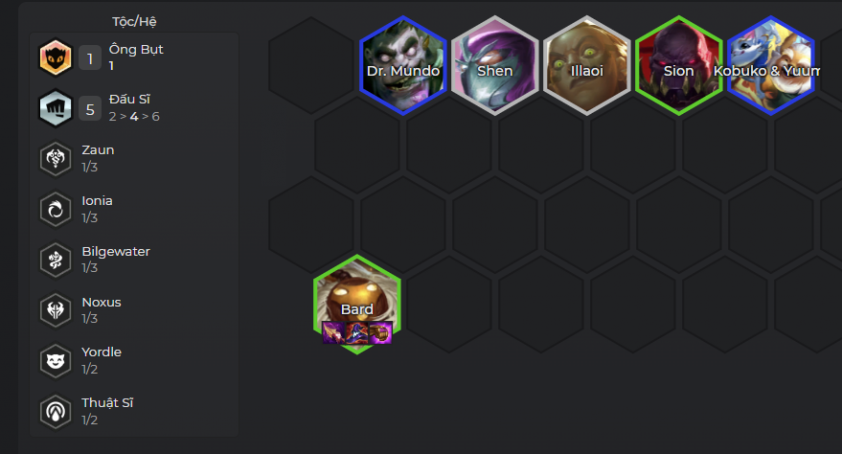 Hướng dẫn giữa game với Bard Đấu Sĩ