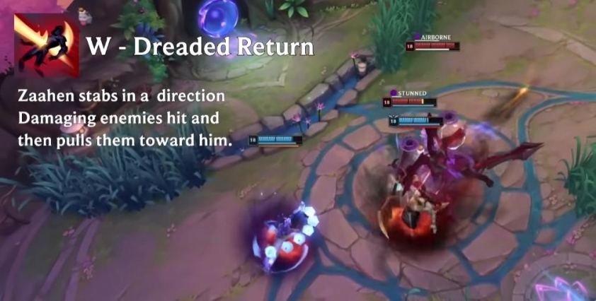 Kỹ năng kéo đối thủ về phía Zaahen