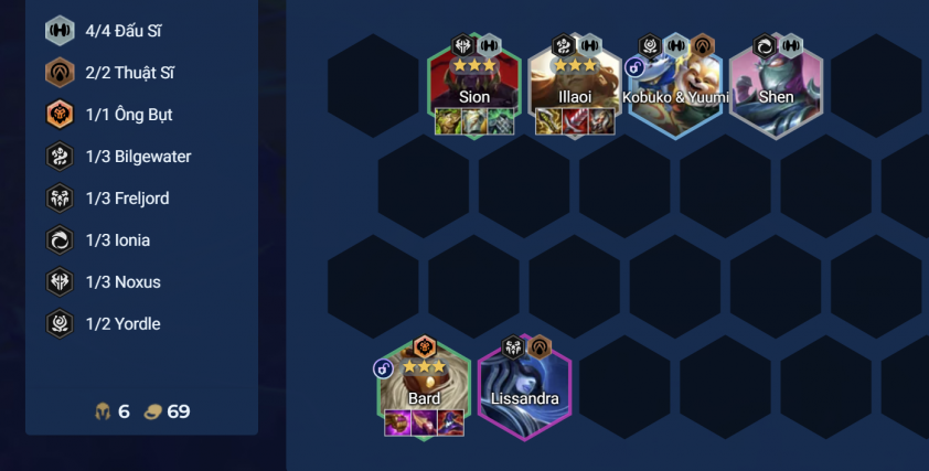 Giai đoạn giữa game đội hình Illaoi Chiến thuật giữa trận với đội hình Illaoi Bước Nhảy Niềm Tin