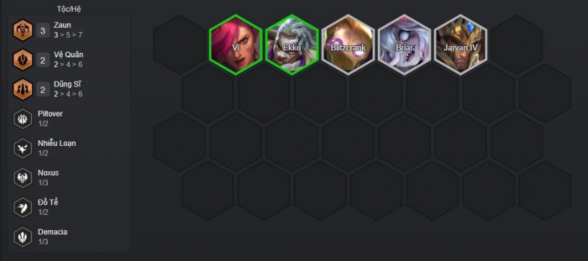 Chiến thuật đầu game đội hình Ekko Zaun