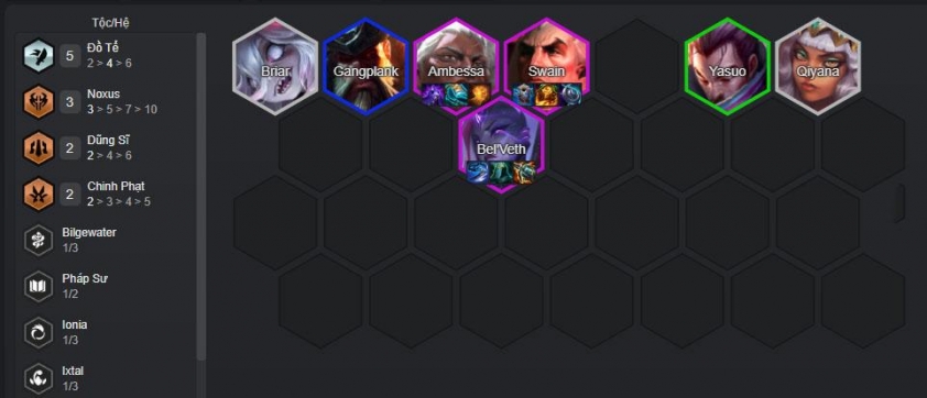 Lên cấp và đưa Bel'Veth vào sân