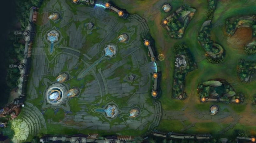 Hình ảnh bản đồ mới Demacia