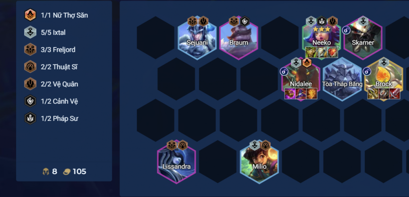 Đội hình Nidalee kết hợp Neeko mạnh mẽ