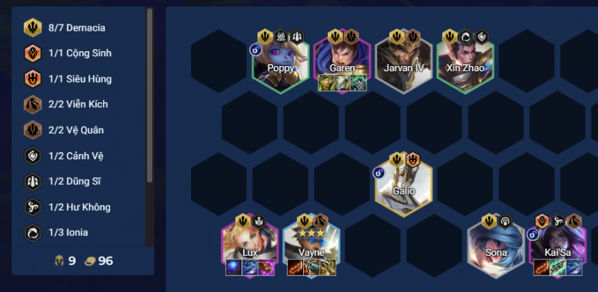 Đội hình Vayne Reroll và các tướng đi kèm