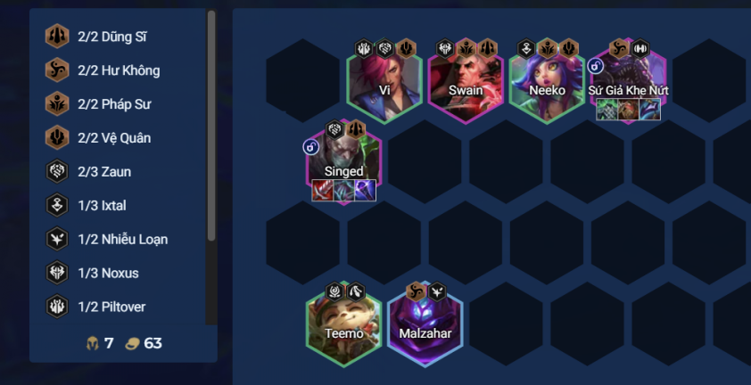 Kích hoạt Zaun mở khóa Singed