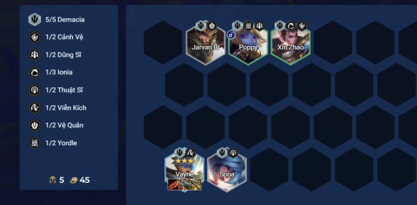 Chiến thuật đầu game với Demacia